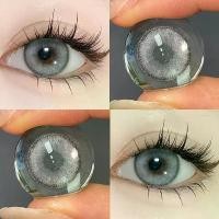 ราคา Midroo เลนส์ค่าสายตาสั้น【COD】ค่าสายตาสั้น -100°-800° คอนแทคเลนส์ FOG Grey ขนาดมินิ 14.0mm คอนแทคเลนส์รายเดือน (1729577240386571031)