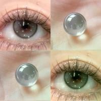 ราคา 【BUY 2คู่ GET เครื่องล้างคอนแทคเลนส์!! 3คู่ GET อายแชโดว์】0.00-4.00 Midroo รูปแบบหิมะและน้ำแข็ง เลนส์บิ๊กอายน่ารัก Tears Grey คอนแทคเลนส์ ขนาด-14.5mm รายเดือน (1731853704882914672)