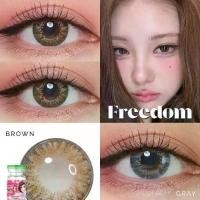 ราคา Prettydoll Contactlens คอนแทคเลนส์ รุ่น Freedom สี Brown & Gray สายตา 0.00 ถึง 6.00 เลนส์นิ่มใส่สบายตา พร้อมตลับ (1729600570627426874)