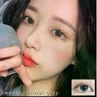 ราคา คอนแทคเลนส์ รุ่น Mini sweety Natural สีเทา/ตาล Gray/Brown มีค่าสายตา (0.00)-(-6.00) รายเดือน มี อย.ไทย (1729590912794069415)