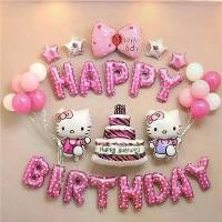 ราคา ลูกโป่งปาร์ตี้วันเกิด Hello Kitty แฮปปี้ ชุด 33 ชิ้น ลูกโป่ง วันเกิด ลา บูบู้ เซ็ต ลูกโป่ง ไฟ พร้อม (1730879788642764984)