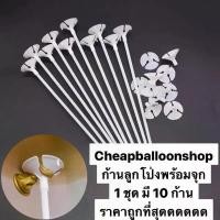 ราคา ThaiVibes Shop ขาย ร้อน ก้านลูกโป่ง 10 ก้าน/ชุด ก้านลูกโป่งพร้อมจุก ก้าน ลูกโป่ง (1732076175378253408)