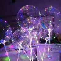 ราคา ลูกโป่งled ลูกโป่งมีไฟ ครบชุด ลูกโป่งเรืองแสง ใบใส ไฟหลากสี กระพริบ3จังหวะ ขนาด 7นิ้ว แนะนำวันนี้ (1732155166402119197)