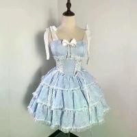 ราคา เค้ก โลลิต้า เด็กผู้หญิง เย็บสลิง เล็ก หวาน อ้วน น่ารัก ลูกไม้ ชุดเจ้าหญิง สด (1732146053825725613)