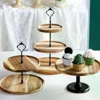 ราคา ขาตั้งผลไม้ขนมไม้ คาร์ลอส เค้ก สำหรับวางเค้ก (1731820105826666383)