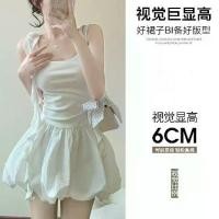 ราคา กระโปรงสั้น ลายดอกไม้อ่อน สีขาว กระโปรงครึ่งตัว สำหรับผู้หญิง สไตล์ซัมเมอร์ เอวสูง ทรงเอ เดรป จีบ เค้ก ฟองพัฟ กระโปรงและกางเกง ปี 2025 mom jeans mom jeans mom jeans mom jeans mom jeans (17318722174872