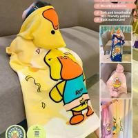 ราคา เสื้อคลุมผ้าขนหนูอาบน้ำเด็ก เป็ดเหลือง ดูดซับน้ำ แห้งไว เหมาะสำหรับเด็กอายุ 3-15 ปี ลายการ์ตูน สำหรับเด็กหญิงและเด็กชาย เสื้อคลุมอาบน้ำเด็ก ชุดว่ายน้ำฤดูร้อน ผ้า เช็ด หน้า ผ้า เช็ด ตัว จัมโบ้ ผ้า เช็ด
