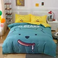 ราคา ชุดเครื่องนอนเด็ก ลายการ์ตูนผ้าฝ้ายสิ่งทอลายทแยงขัดเงา ชุดสี่ชิ้น ผ้าปูที่นอนและปลอกผ้านวม เหมาะสำหรับหอพักนักเรียน ชุดสามชิ้น [COD] มุ้ง ต่อ ชาย ซักเครื่อง ทนทาน ผ้าปูที่นอนและปลอกหมอน ผ้าทอแบน เทาเง