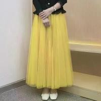 ราคา กระโปรงเต้นรำ, วัสดุตาข่าย, คุณภาพระดับไฮเอนด์, คอลเลกชันฤดูใบไม้ผลิ 2024, มาใหม่, อเนกประสงค์, ชุดเจ้าหญิง, สไตล์วิทยาลัย, ชายเสื้อกว้าง, กระโปรงฟอง, Ins Lady Clothing Women Skirt ชีฟอง (173077442194