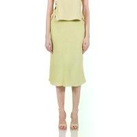 ราคา กระโปรง Midi คัตเอาท์, สำหรับผู้หญิง, Disaya, พร้อมป้ายดอกไม้, ความยาวเข่า, รายละเอียดดอกไม้ Clothing Lady Women เสื้อผ้า Skirt เดรสลูกไม้ ปัก ฉลุ ชุดเดรส เอี๊ยม สีม่วง สาวอวบ rainbow dress เดรสผ้า สล