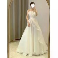 ราคา 【 สินค้าใหม่พร้อมสต็อก】ชุดแต่งงานฝรั่งเศสชั้นสูง ชุดแต่งงานสีขาว ชุดเจ้าสาว ชุดแต่งงานผ้าซาติน ชุดแต่งงานที่อ่อนโยนและสวยงาม โรงงานทำตอนนี้ โรงงานทำตอนนี้ค่ะ สามารถจัดส่งได้ภายใน 2 ชิ้นภายใน 2 วันค่ะ