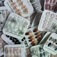 ราคา เล็บแพทช์, ทำด้วยมือ, การออกแบบที่หรูหรา, ความยาวปานกลาง, สีขาว, ผลิตภัณฑ์สำเร็จรูปเย็น, ขายกล่องตาบอด, ขายส่ง ไม่มีน้ำหอม โซ่ไล่โทนสี ชมพู ม่วง ปลายยาว กลม การแต่งเล็บและยาทาเล็บ ไม่มีน้ำหอม ไวน์แดงแ