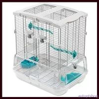 ราคา autoptshop คุณภาพรับประกันได้ Vision BIRD CAGE S01 ( SMALLTRACKING 18.7 L X 14.6 W 20 H นิ ้ ว ) ที่ ลับ เล็บ แมว ต้น มะพร้าว กรง สําเร็จรูป ติด หน้าต่าง กล่องแมว กระจก สปอร์ต 17 ซี่ ไม้ ขาวดํา ฉีด (1
