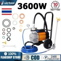 ราคา 【Victool】3800W เครื่องพ่นสีหลังคา เครื่องพ่นสีไฟฟ้า พ่นสีพ่นสีแรงดันสูง เครื่องพ่นสีแรงดันสูง แท้100% ฉีดพ่น 15200M² ในหนึ่งวัน ความยาวท่อแรงดันสูง: 15 เมตร ปริมาณน้ำต่อนาที 18 ลิตร/นาที แรงดันสูงสุดถ