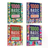 ราคา xprlbvSHOP25 แบบพกพา 4 หนังสือ 1000 Basic English Words Level 1-4 English Learning Educational Book Essential Words Vocabulary Sight Words Workbook for Grades 3-6 Reading Comprehension Writing Textboo