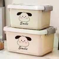 ราคา กล่องเก็บของ, สไตล์ครีม, ของใช้ในครัวเรือน, กล่องเก็บของในห้องนอน, ตะกร้าเก็บขนมและของเล่น, เหมาะสำหรับหอพักนักเรียน (1731793908774766901)