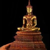 ราคา พระพุทธรูปพิมพ์ทรงเครื่องใหญ่อยุธยา “มงคลชีวิตพิชิตมาร” สีน้ำผึ้งทอง (1730257181005744662)