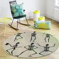 ราคา พรมฮาโลวีน ดูดซับ ดีไซน์หัวกะโหลกและค้างคาว เหมาะสำหรับบ้าน ห้องนั่งเล่น โซฟา พรมปูพื้น ห้องนอน ข้างเตียง พรมเช็ดเท้า เสื่อประตู ทางเข้า สไตล์ ulc (1732192042995452130)