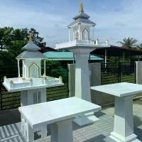 ราคา Sangsirisin ศาลโมเดิร์น เรียบหรู ทันสมัย สวยงาม ครบชุด พระภูมิ เจ้าที่ โต๊ะไหว้บูชา สีสามารถทำได้ตามสั่ง พระพุทธรูป (1731770598942280417)