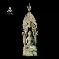 ราคา พระลพบุรีนั่งซุ้มเรือนแก้วขนาด 9 นิ้ว สูง 37 นิ้ว เนื้อทองเหลือง (1732066713240504803)