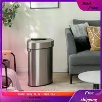 ราคา ถังขยะเข้ามุมสแตนเลส ความจุ 16 แกลลอน/60 ลิตร ถังขยะทรงสามเหลี่ยม มีฝาปิด ถังขยะเปิดด้านบน สำหรับเก็บขยะ (1731420802316469384)