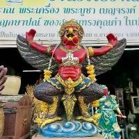 ราคา พญาครุฑตั้งโต๊ะ องค์ใหญ่ ขนาด90ซม รูปหล่อพญาครุฑ หน้าเทพ (1731250401967244658)