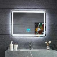 ราคา กระจกห้องน้ำอัจฉริยะ Led ป้องกันหมอก ติดผนัง HD บลูทูธ หน้าจอสัมผัสพร้อมไฟ (1729677094556699425)