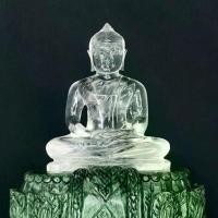 ราคา พระแกะสลัก หินจุยเจีย พระแก้วจุยเจีย ขนาดหน้าตัก 2.5 นิ้ว สูงรวมฐาน 7 นิ้ว พร้อมฐานพระแก้วหินเขียวอินเดีย พระพุทธรูป (1729948127348361789)