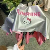 ราคา ร่มกันแดด Hello Kitty ใหม่ ปี 2024 ใช้คู่สำหรับวันที่แดดจัดและฝนตก ทำจากไททาเนียมสีเงิน กันยูวี ดีไซน์สาวการ์ตูนน่ารัก (1730601474586085509)