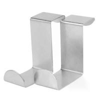 ราคา ตะขอประตูหลัง, ชุด 2PC, วัสดุสแตนเลส, สำหรับตู้ครัว, ไม้แขวนเสื้อ, ที่เก็บของในบ้าน, ตะขอจัดระเบียบ, สำหรับแขวน, สีเงิน (1730173282585971680)