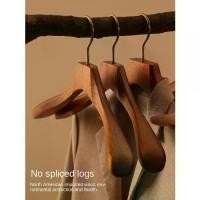 ราคา ไม้แขวนเสื้อ สไตล์วินเทจ ทำจากไม้เนื้อแข็ง ดีไซน์รวม เหมาะสำหรับตู้เสื้อผ้าและที่เก็บของอเนกประสงค์ เหมาะสำหรับผู้ใหญ่ ใช้ในครัวเรือน กว้างขึ้น กันลื่น สำหรับกางเกง (1732268654192396424)