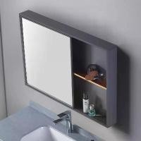 ราคา กระจกห้องน้ำอลูมิเนียม กระจกตู้แบบไม่มีรูพรุน ประตูบานเลื่อน กระจกแขวนผนัง กระจกฮวงจุ้ยที่ซ่อนอยู่ในห้องน้ำ ขายส่ง (1729676082457185057)