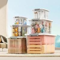 ราคา กล่องเก็บของ ขนาดใหญ่พิเศษ วัสดุพลาสติกใส เหมาะสำหรับเก็บเสื้อผ้าและของเล่น ตู้เสื้อผ้าและตู้เสื้อผ้า (1730308770564638940)