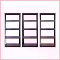 ราคา cqwentrqwerty33 แบบพกพา HomeHuk ชุดชั้นวางของ 5 ชั้น รุ่นอีซี่เชลฟ์ (3 ชิ้น/ชุด) - สีดำ โลหะ ราว (1730824237907348101)