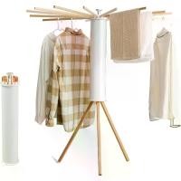 ราคา ชั้นวางเสื้อผ้าแห้งสามขา, ชั้นวางเครื่องอบผ้าไม้แขวนเสื้อ, แบบพกพาและพับเก็บได้, เหมาะสำหรับการอบแห้งเสื้อผ้าและซักรีด, อุปกรณ์อบแห้ง, ชั้นวางเสื้อผ้า, เตียง (1731310989691618440)