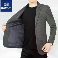 ราคา เสื้อสูทผู้ชาย โรโมน ระดับไฮเอนด์ ฤดูใบไม้ผลิและฤดูใบไม้ร่วง สไตล์ลำลอง เสื้อสูทเดี่ยว สไตล์เกาหลี สูทใหม่ เหมาะสำหรับพ่อ มีจำหน่ายในปี 2025 (1732068318465198539)