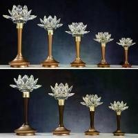 ราคา โคมไฟดอกบัวคริสตัล LED, สีสันสดใส, อุโบสถ, โคมไฟสำหรับบูชาพุทธ, โคมไฟหน้า, โคมไฟบูชาพุทธ, โคมไฟนักบิน, รายการจัดหาทันที (1731186807368746433)