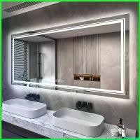 ราคา playmashop ปัจจุบัน LUVODI สมาร์ทกระจกห้องน้ำ led ส่องสว่างหน้าจอสัมผัสกระจกห้องน้ำแขวนผนังส่องสว่างแต่งหน้ากระจกห้อง Bathroom Mirror (1730420841420065042)