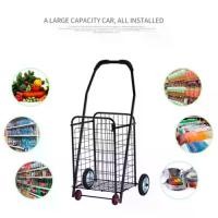 ราคา รถเข็นโลหะพับได้ แข็งแรง ความจุมาก พร้อมล้อหมุน รถเข็นสูดวกสบาย เหมาะสำหรับซูเปอร์มาร์เก็ต ห้างสรรพสินค้า และร้านขายของชำ ประหยัดพื้นที่ เคลื่อนย้ายง่าย และออกแบบมาอย่างทนทาน (1732229914787481794)