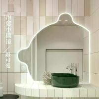 ราคา โคมไฟ LED รูปหมีอัจฉริยะ กระจกแต่งหน้า กระจกแต่งตัวติดผนัง ห้องน้ำ ห้องน้ำ อ่างล้างจาน กระจกครึ่งวงกลมเรืองแสง (1729677338954271521)