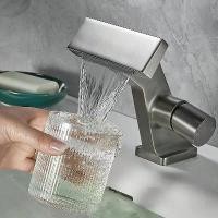 ราคา ก๊อกน้ำร้อนและเย็น, ติดอ่างล้างหน้าในห้องน้ำ, ก๊อกน้ำอ่างล้างหน้าในห้องน้ำ, รูเดียว, ด้ามเดียว, ก๊อกน้ำ, [COD] (1731162905651612651)