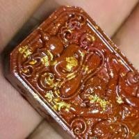 ราคา พระมนต์พระกาฬ อาจารย์ต้อม เนื้อว่านสบู่เลืoดตะกรุดทองคำ เลข76 (1731286452694058848)