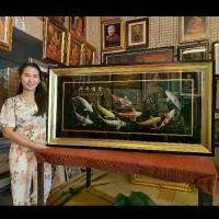 ราคา กรอบรูปมงคล. ปลาคาร์ฟ อุดมสมบูรณ์ เหลือกินเหลือใช้ทุกปี ขนาด 70x140cm (1730306833820060184)