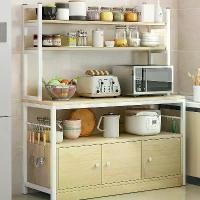 ราคา ชั้นวางของในครัว หลายชั้น อเนกประสงค์ เหมาะสำหรับตู้ เตาอบไมโครเวฟ และตู้ (1731199216898114811)