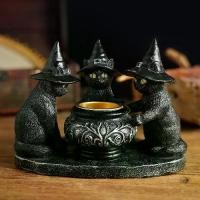 ราคา เชิงเทียนฮาโลวีน, ตกแต่งเดสก์ท็อป, เครื่องประดับ, ธีมผี, พ่อมดและแมว, ของขวัญตกแต่งวันหยุด, สำหรับเพื่อนของคุณ, ปลอดภัยในการแพ็คเกจนาฬิการ์ (1731205492540605721)