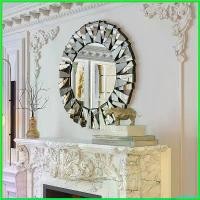 ราคา umbilishop แบบพกพา 80cm วงกลม กระจกตกแต่งผนัง กระจก สีเงิน กระจกติดผนัง Round Decor Wall Mirror Silver for Home Hotel กระจกเงาติดผนัง (1730420961907542544)