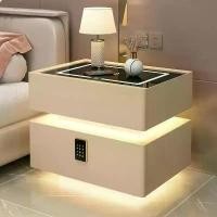 ราคา sugardee123 แบบพกพา ใหม่ ตู้เก็บของข้างเตียงนอนอัจฉริยะ แบบไร้สาย พร้อมเซนเซอร์ สไตล์โมเดิร์น หรูหรา สําหรับห้องนอน (1730843903478434537)