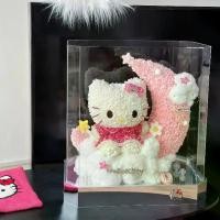 ราคา ของขวัญวันวาเลนไทน์ ขายดี คนดังทางอินเทอร์เน็ต ดอกไม้สดที่เก็บรักษาไว้ ดีไซน์คิตตี้และเม่นมูนน่ารัก ธีม Hello Kitty ดอกไม้ตากแห้งสำเร็จรูป (1731380932438493382)
