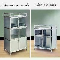 ราคา CODอลูมิเนียมอัลลอยด์ ชั้นวางจาน ตู้เก็บจานชาม พร้อมถาดรองน้ำ กันฝุ่นแมลง แบบดึงออกได้ สะดวกใช้ง่ายTikTok (1731377266442274414)