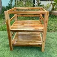 ราคา Sukthongแพร่ ชั้นวางของไม้สัก 50x60สูง70ซม. ชั้นวางเอนกประสงค์ ชั้นวางหนังสือ ชั้นวางไม้ รุ่นสำหรับใส่ท๊อปบนตามต้องการ สีสักธรรมชาติเงาSUKP-521 (1729991783935216548)